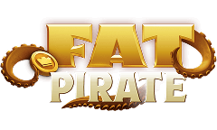 Fat Pirate logo met piratenthema