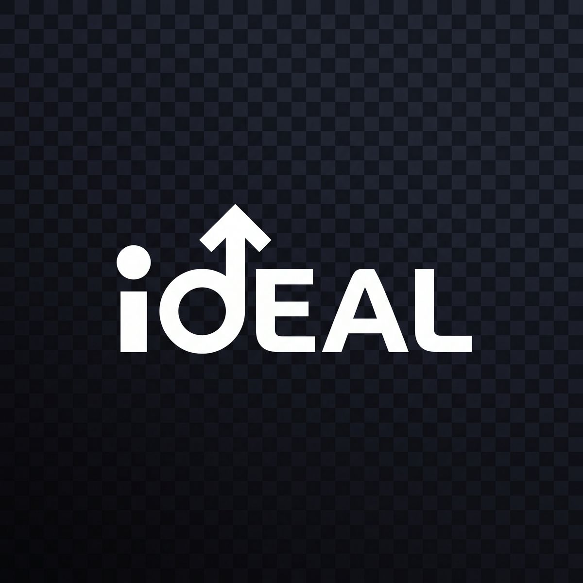iDEAL betaalmethode logo op donkere achtergrond