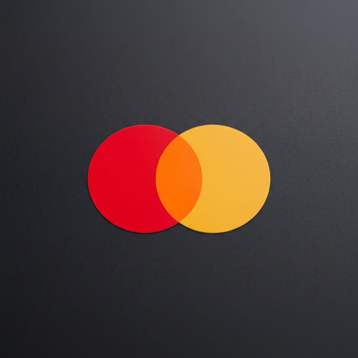Mastercard betaalmethode logo op donkere achtergrond